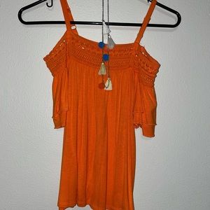 Girls Cold Shoulder Top